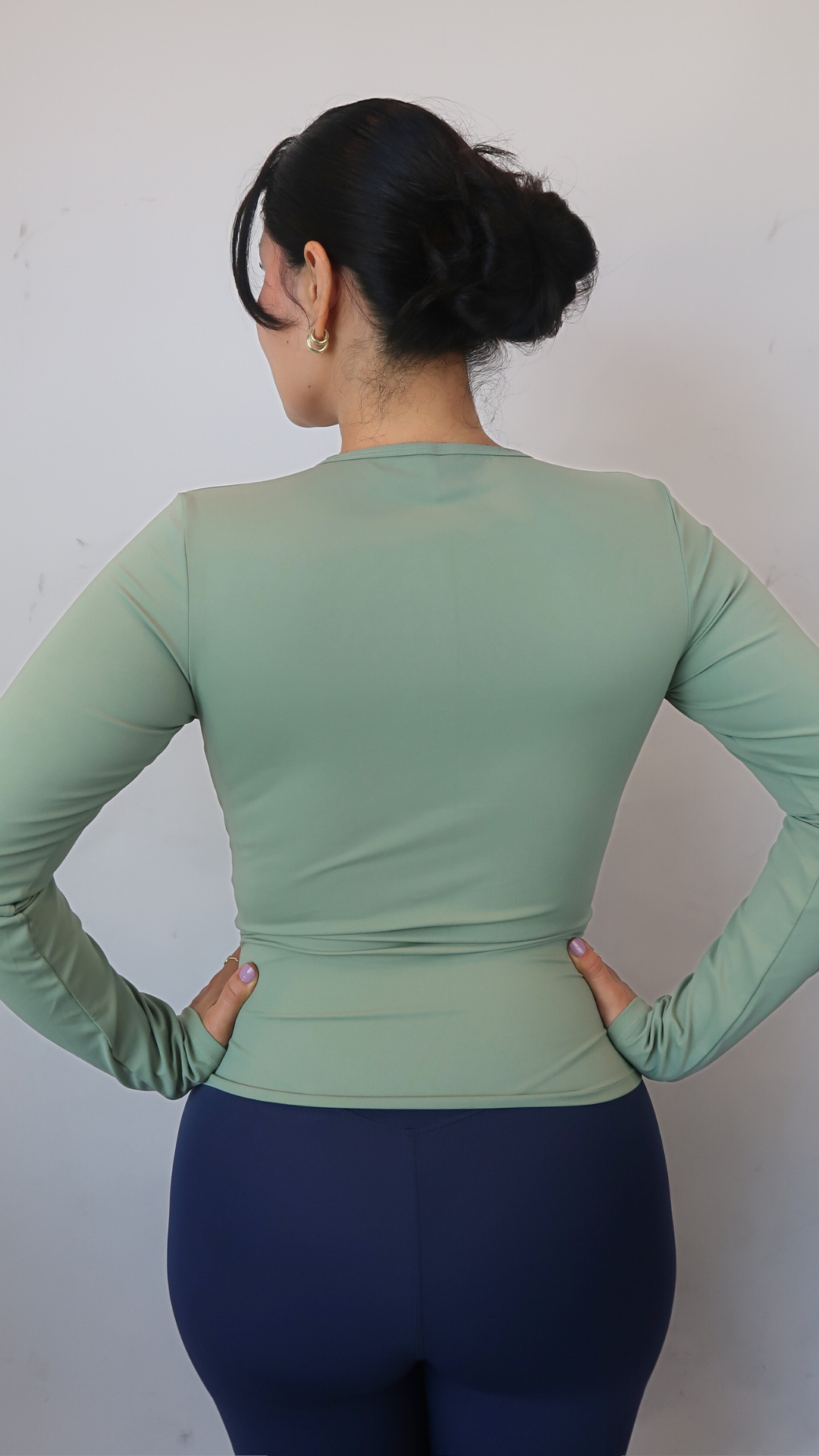Signature Long Sleeve Top Green