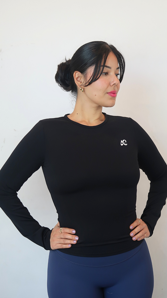 Signature Long Sleeve Top Green